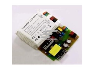 Dimeriuojamas | reguliuojamas maitinimo šaltinis LED juostai | 18-42W | 30-42VDC | 103x67x30mm | TRIAC | 4779041468815