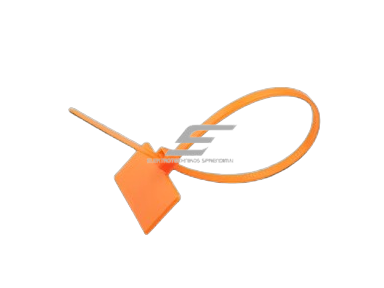 Dirželiai su markiravimo kortele | 4x150mm | oranžiniai | 100vnt. Dirželiai su markiravimo kortele | 4x150mm | oranžiniai | 100vnt.