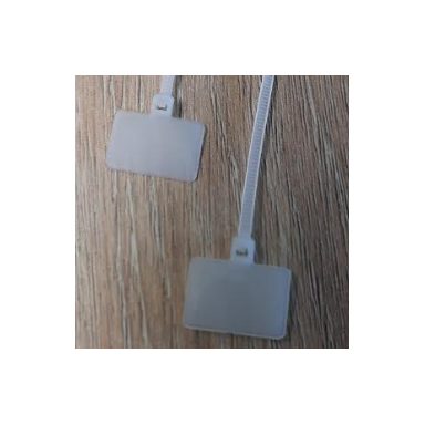 Marker cable ties | 2.5x110 mm | white | nylon PA66 | 100 pcs | 4772124000407 Marker cable ties | 2.5x110 mm | white | nylon PA66 | 100 pcs | 4772124000407