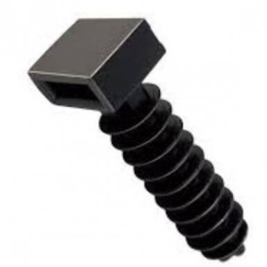 Cable tie mounting clip | nail-in masonry type | 37 mm | black | 100 pcs | 4772124000384 Cable tie mounting clip | nail-in masonry type | 37 mm | black | 100 pcs | 4772124000384