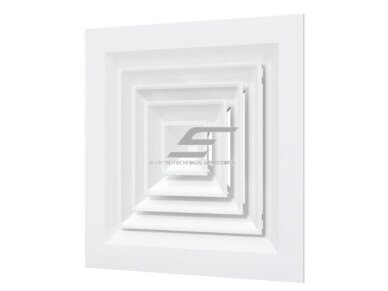 Difuzorius 295x295mm | 4 krypčių | vėdinimo | ventiliacijos sistemoms | aliuminis | baltas | D3030A4V Difuzorius 295x295mm | 4 krypčių | vėdinimo | ventiliacijos sistemoms | aliuminis | baltas | D3030A4V