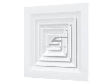 Difuzorius 595x595mm | 4 krypčių | vėdinimo | ventiliacijos sistemoms | aliuminis | baltas | D6060A4V Difuzorius 595x595mm | 4 krypčių | vėdinimo | ventiliacijos sistemoms | aliuminis | baltas | D6060A4V