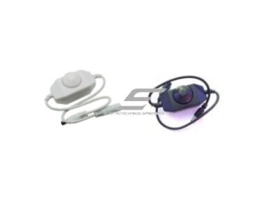 LED pritemdymo valdiklis | dimeris | su laidu | 24W | 5-24V | valdomas ratuku | 1 kanalas 1 LED pritemdymo valdiklis | dimeris | su laidu | 24W | 5-24V | valdomas ratuku | 1 kanalas 1