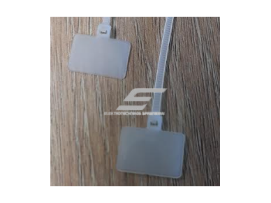 Tvirtinimo dirželiai su markiravimo kortele | 3 × 220 mm | balti | 100 vnt. | 4772124000414 Tvirtinimo dirželiai su markiravimo kortele | 3 × 220 mm | balti | 100 vnt. | 4772124000414