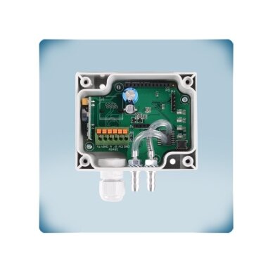 Differential pressure transmitter | 0-4000Pa | 0-10VDC/0-20mA/PWM | Modbus RTU | 24VAC/VDC | 3-wire | IP65 | Sentera Controls | HPS-G-4K0 5