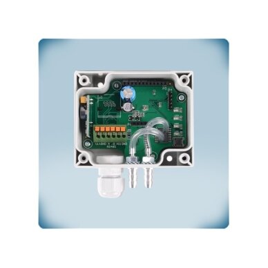 Differential pressure PI controller for fans | 0-1000Pa | 0-10VDC/0-20mA/PWM | Modbus RTU | 24VDC | IP65 | Sentera Controls | HPSPF-1K0 5 Differential pressure PI controller for fans | 0-1000Pa | 0-10VDC/0-20mA/PWM | Modbus RTU | 24VDC | IP65 | Sentera Controls | HPSPF-1K0 5