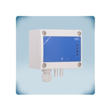 Diferentsiaalrõhu PI-kontroller ventilaatoritele | 0-2000Pa | 0-10VDC/0-20mA/PWM | Modbus RTU | 24VDC | IP65 | Sentera Controls | HPSPF-2K0