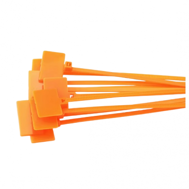 Kaablite märgistussidemed | 4x150mm | oranžid | 100 tk. 1 Kaablite märgistussidemed | 4x150mm | oranžid | 100 tk. 1