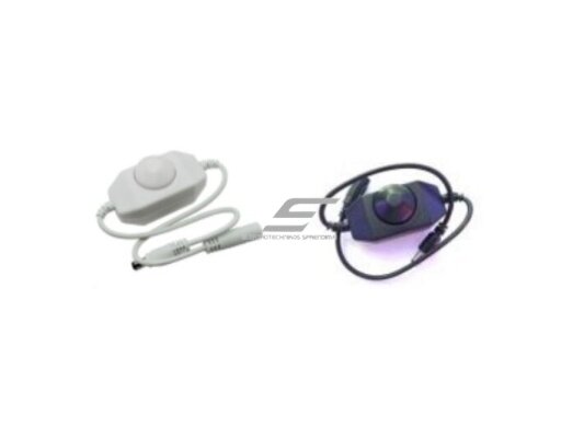 LED pritemdymo valdiklis | dimeris | su laidu | 24W | 5-24V | valdomas ratuku | 1 kanalas 1 LED pritemdymo valdiklis | dimeris | su laidu | 24W | 5-24V | valdomas ratuku | 1 kanalas 1