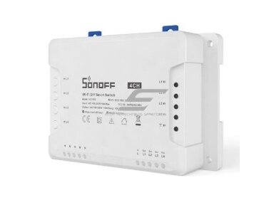 Išmanus nuotolinis jungiklis | 4 kanalų | 16A | 3500W | 100-240V | Wi-Fi | SONOFF | 4CHR3 | 6920075775822 Išmanus nuotolinis jungiklis | 4 kanalų | 16A | 3500W | 100-240V | Wi-Fi | SONOFF | 4CHR3 | 6920075775822
