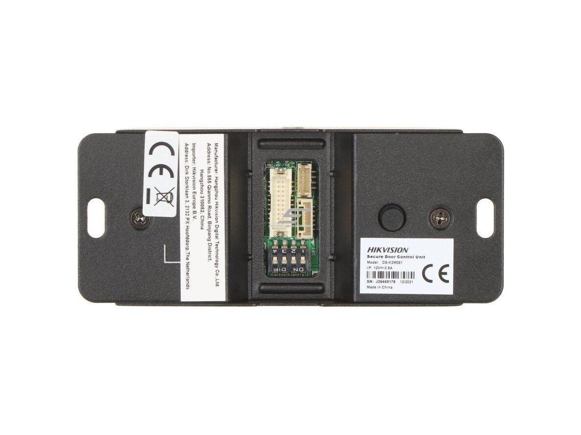 Durų kontrolės sąsaja | 12VDC | 115x48x26mm | Hikvision | DS-K2M061 1 Durų kontrolės sąsaja | 12VDC | 115x48x26mm | Hikvision | DS-K2M061 1