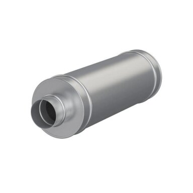 Duct silencer | for ventilation | air ventilation systems | D100 | 600mm | silver | galvanized steel | 100DUS60 Duct silencer | for ventilation | air ventilation systems | D100 | 600mm | silver | galvanized steel | 100DUS60
