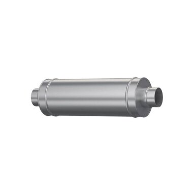 Duct silencer | for ventilation | air ventilation systems | D100 | 600mm | silver | galvanized steel | 100DUS60 Duct silencer | for ventilation | air ventilation systems | D100 | 600mm | silver | galvanized steel | 100DUS60