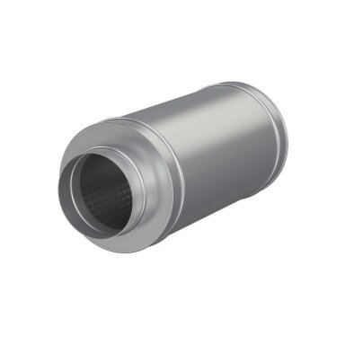 Duct silencer | for ventilation | air ventilation systems | D200 | 600mm | silver | galvanized steel | 200DUS60 Duct silencer | for ventilation | air ventilation systems | D200 | 600mm | silver | galvanized steel | 200DUS60