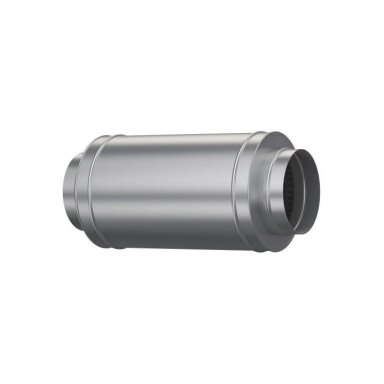 Duct silencer | for ventilation | air ventilation systems | D250 | 600mm | silver | galvanized steel | 250DUS60 Duct silencer | for ventilation | air ventilation systems | D250 | 600mm | silver | galvanized steel | 250DUS60