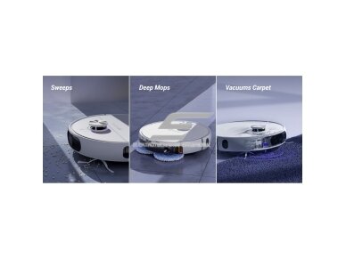 Išmanus | automatinis dulkių siurblys robotas | su siurbimo ir plovimo funkcija | baltas | EZVIZ CS-RS2-TWT2 3 Išmanus | automatinis dulkių siurblys robotas | su siurbimo ir plovimo funkcija | baltas | EZVIZ CS-RS2-TWT2 3