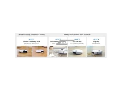 Išmanus | automatinis dulkių siurblys robotas | su siurbimo ir plovimo funkcija | baltas | EZVIZ CS-RS2-TWT2 4 Išmanus | automatinis dulkių siurblys robotas | su siurbimo ir plovimo funkcija | baltas | EZVIZ CS-RS2-TWT2 4