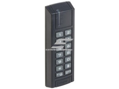 Prieigos valdiklis | išorinis kortelių skaitytuvas su klaviatūra | 12VDC | 150x46x23mm | IP65 | juodas | ROGER | PR311SE-G Prieigos valdiklis | išorinis kortelių skaitytuvas su klaviatūra | 12VDC | 150x46x23mm | IP65 | juodas | ROGER | PR311SE-G