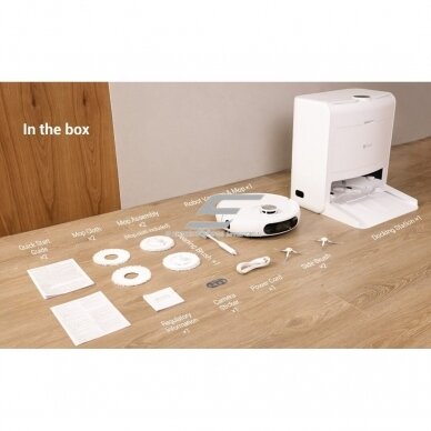 Smart | Automatic Vacuum Cleaner Robot | with Suction and Mopping Function | White | EZVIZ CS-RS2-TWT2 6 Smart | Automatic Vacuum Cleaner Robot | with Suction and Mopping Function | White | EZVIZ CS-RS2-TWT2 6