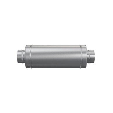 Gaisa kanāla trokšņu slāpētājs | ventilācijas | gaisa ventilācijas sistēmām | D125 | 600mm | sudraba krāsā | cinkots tērauds | 125DUS60 2 Gaisa kanāla trokšņu slāpētājs | ventilācijas | gaisa ventilācijas sistēmām | D125 | 600mm | sudraba krāsā | cinkots tērauds | 125DUS60 2