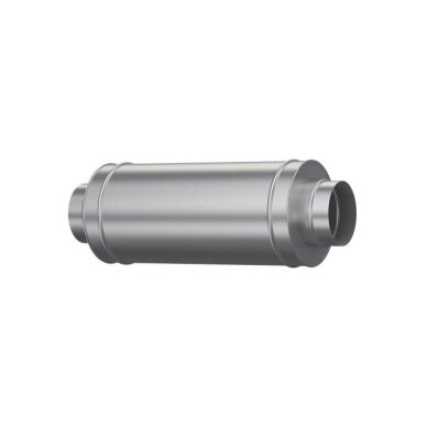 Õhukanali summuti | ventilatsiooni | ventilatsioonisüsteemidele | D150 | 600mm | hõbedane | tsingitud teras | 150DUS60 Õhukanali summuti | ventilatsiooni | ventilatsioonisüsteemidele | D150 | 600mm | hõbedane | tsingitud teras | 150DUS60