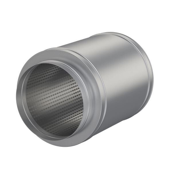 Gaisa kanāla trokšņu slāpētājs | ventilācijas | gaisa ventilācijas sistēmām | D400 | 600mm | sudraba krāsā | cinkots tērauds | 400DUS60 1