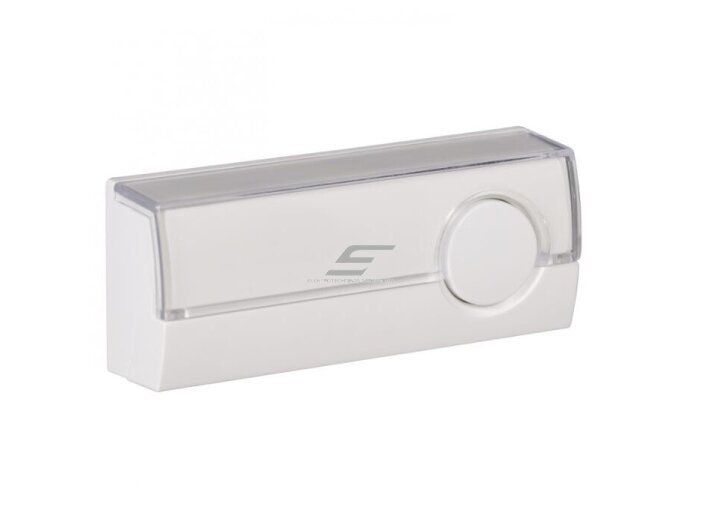 Durų skambutis | mygtukas | 1A | 250VAC | 80x21x33mm | IP44 | baltas | Zamel | PDJ-213 | 3902 2 Durų skambutis | mygtukas | 1A | 250VAC | 80x21x33mm | IP44 | baltas | Zamel | PDJ-213 | 3902 2