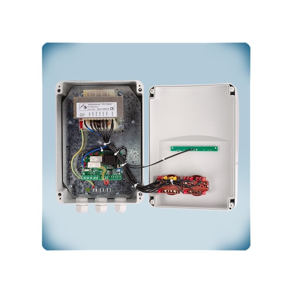 Dwubiegowy regulator transformatorowy wentylatora dzień/noc | 5A | 230VAC | natynkowy | IP54 | Sentera Controls | SC2-1-50L25 5