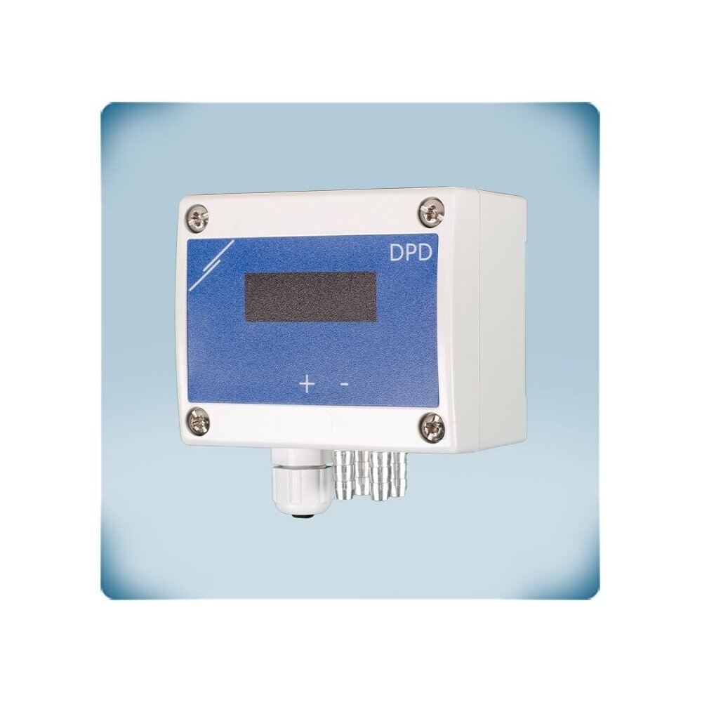 Dual differential pressure transmitter with display | 2×0-2000Pa | 2×0-10VDC/0-20mA/PWM | Modbus RTU | 24VDC | 4-wire | IP65 | Sentera Controls | DPD-F-2K0 2 Dual differential pressure transmitter with display | 2×0-2000Pa | 2×0-10VDC/0-20mA/PWM | Modbus RTU | 24VDC | 4-wire | IP65 | Sentera Controls | DPD-F-2K0 2
