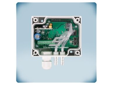 Dvigubas diferencinio slėgio daviklis | 2×0-1000Pa | 2×0-10VDC/0-20mA/PWM | Modbus RTU | 24VDC | 4 laidų | IP65 | Sentera Controls | HPD-F-1K0 5