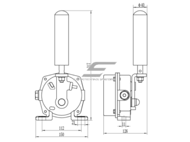 Konvejerio juostos nukrypimo jungiklis (Belt Sway Switch) | konvejerio juostos padėties, nukrypimo stebėjimui | 2xSPDT | IP67 | AC380V 5A 3 Konvejerio juostos nukrypimo jungiklis (Belt Sway Switch) | konvejerio juostos padėties, nukrypimo stebėjimui | 2xSPDT | IP67 | AC380V 5A 3