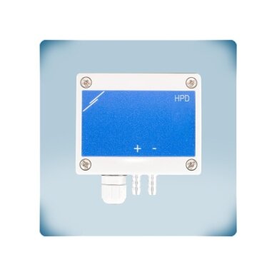Сдвоенный датчик дифференциального давления | 2×0-4000Pa | 2×0-10VDC/0-20mA/PWM | Modbus RTU | 24VDC | 4 провода | IP65 | Sentera Controls | HPD-F-4K0