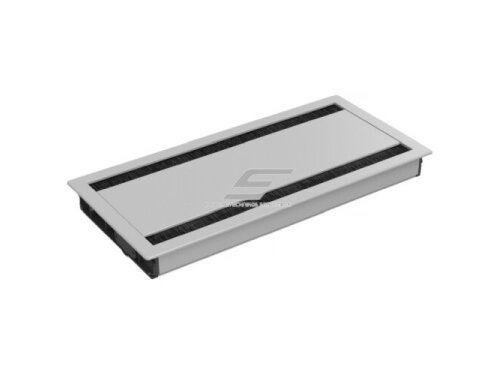 Dangtelis kištukinių lizdų blokui | montuojamas į baldus | užsidarantis | dvipusis | 310x148x43mm | pilkas | Bachmann | SA.200.PL Dangtelis kištukinių lizdų blokui | montuojamas į baldus | užsidarantis | dvipusis | 310x148x43mm | pilkas | Bachmann | SA.200.PL