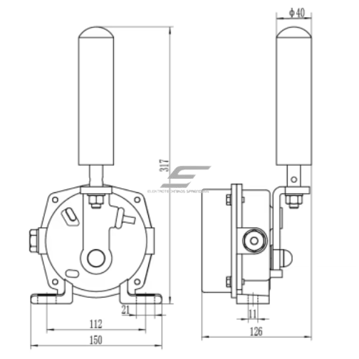 Выключатель схода конвейерной ленты (Belt Sway Switch) | для контроля положения и отклонения конвейерной ленты | 2×SPDT | IP67 | AC380V 5A 3 Выключатель схода конвейерной ленты (Belt Sway Switch) | для контроля положения и отклонения конвейерной ленты | 2×SPDT | IP67 | AC380V 5A 3
