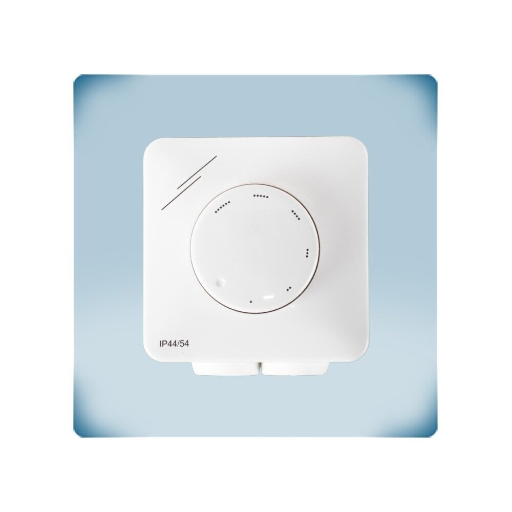 Elektroniczny regulator prędkości wentylatora od min. do maks. | 1,5A | 230VAC | natynkowy/podtynkowy | IP54/IP44 | Sentera Controls | MTYN0-15-AT 1