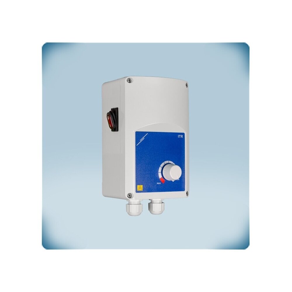 Electronic fan speed controller with ON/OFF switch | 3A | 110-240VAC | surface-mounted | IP54 | Sentera Controls | ITR-9-30-DT 2 Electronic fan speed controller with ON/OFF switch | 3A | 110-240VAC | surface-mounted | IP54 | Sentera Controls | ITR-9-30-DT 2