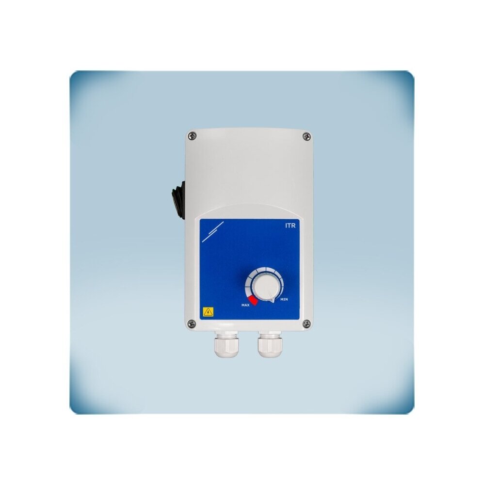 Electronic fan speed controller with ON/OFF switch | 6A | 110-240VAC | surface-mounted | IP54 | Sentera Controls | ITR-9-60-DT 1 Electronic fan speed controller with ON/OFF switch | 6A | 110-240VAC | surface-mounted | IP54 | Sentera Controls | ITR-9-60-DT 1