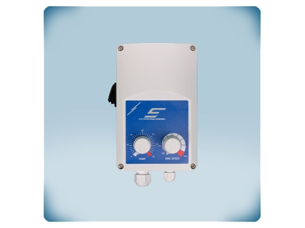 Elektroninis ventiliatoriaus greičio reguliatorius pagal temperatūrą | Modbus RTU | 5-35°C | 6A | 230VAC | IP54 | Sentera Controls | GTE21-60-DM 3