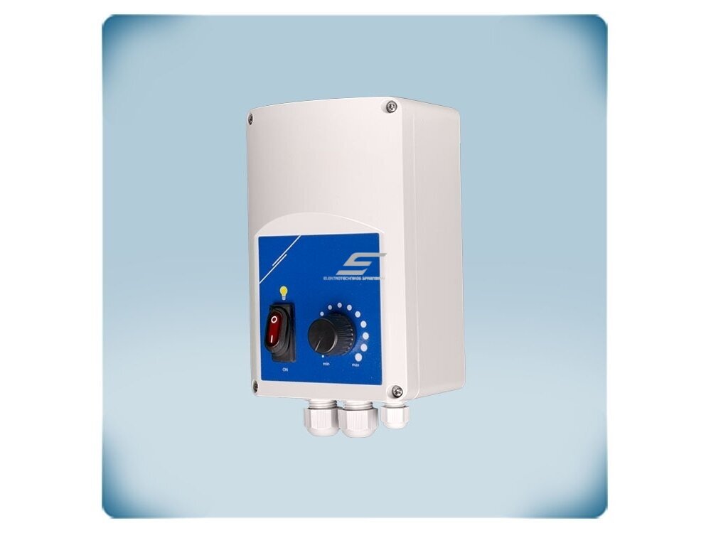 Elektroninis ventiliatoriaus greičio reguliatorius su apšvietimo jungikliu | 10A | 230VAC | virštinkinis | Sentera Controls | SLM-0100-AT 1