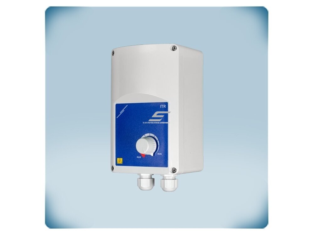 Elektroninis ventiliatoriaus greičio reguliatorius su ON/OFF jungikliu | 3A | 110-240VAC | virštinkinis | IP54 | Sentera Controls | ITR-9-30-DT 1
