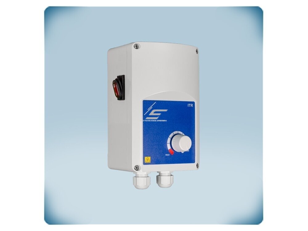 Elektroninis ventiliatoriaus greičio reguliatorius su ON/OFF jungikliu | 3A | 110-240VAC | virštinkinis | IP54 | Sentera Controls | ITR-9-30-DT 2