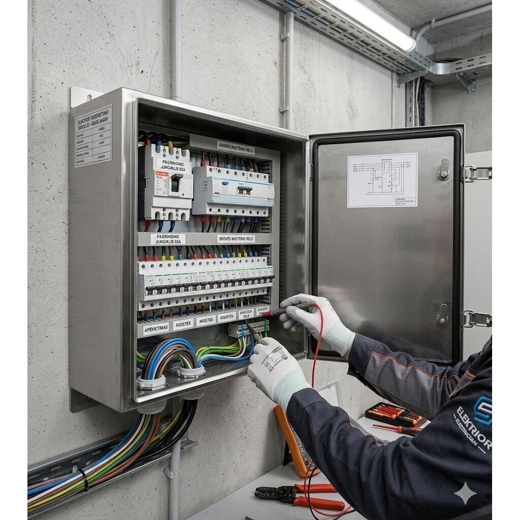 Elektryczna rozdzielnica | skrzynka | szafa | z płytą montażową | podwójne zamykanie | 200x200x100mm | hermetyczna | natynkowa | ze stali nierdzewnej | IP66 3 Elektryczna rozdzielnica | skrzynka | szafa | z płytą montażową | podwójne zamykanie | 200x200x100mm | hermetyczna | natynkowa | ze stali nierdzewnej | IP66 3