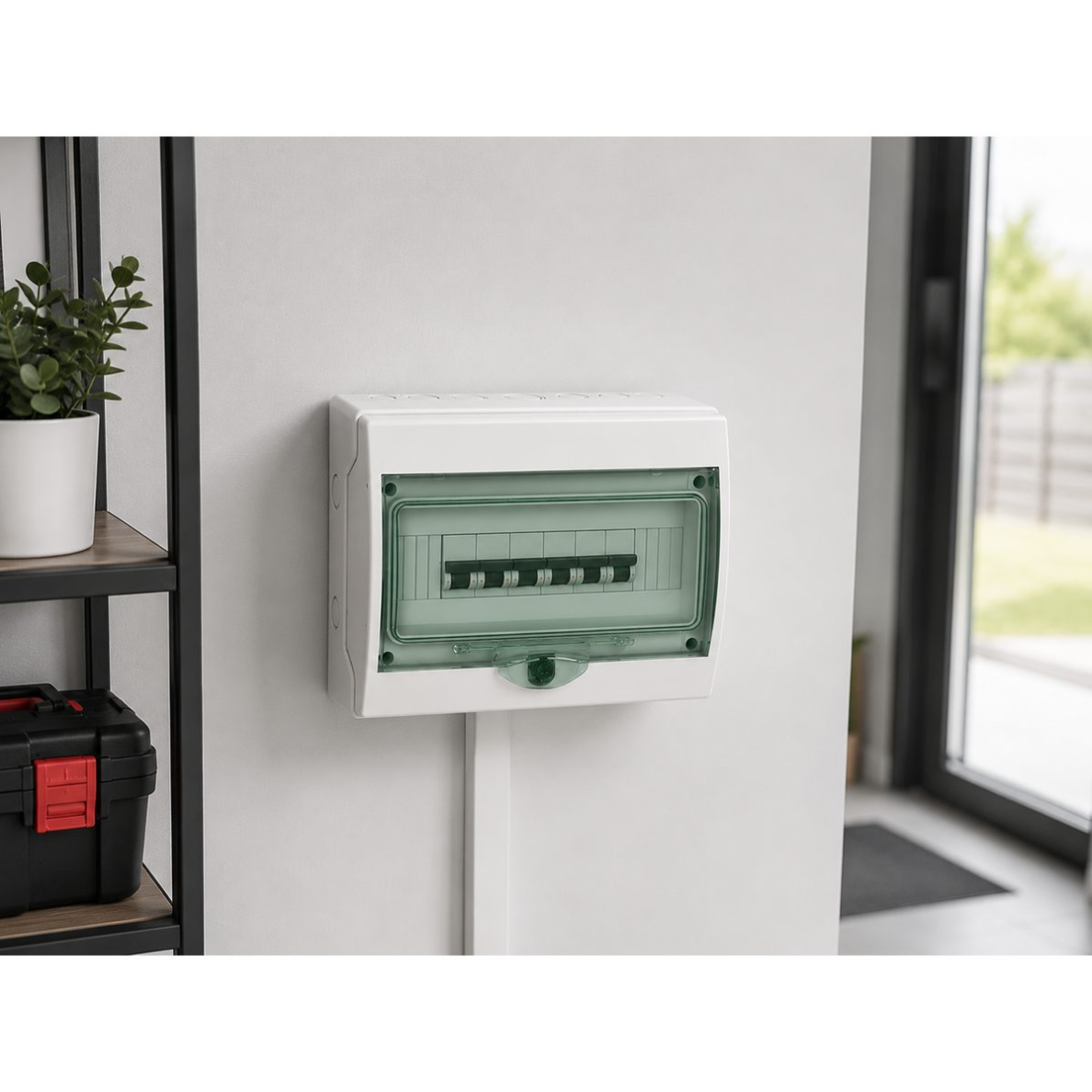 Elektro sadales | modulārais sadalnes skapis | kaste | sadalne | 12 moduļi | 200x267x112mm | caurspīdīgas durvis | hermētisks | virsapmetuma | plastmasas | IP65 | Schneider Electric | Kaedra | 13979 1 Elektro sadales | modulārais sadalnes skapis | kaste | sadalne | 12 moduļi | 200x267x112mm | caurspīdīgas durvis | hermētisks | virsapmetuma | plastmasas | IP65 | Schneider Electric | Kaedra | 13979 1