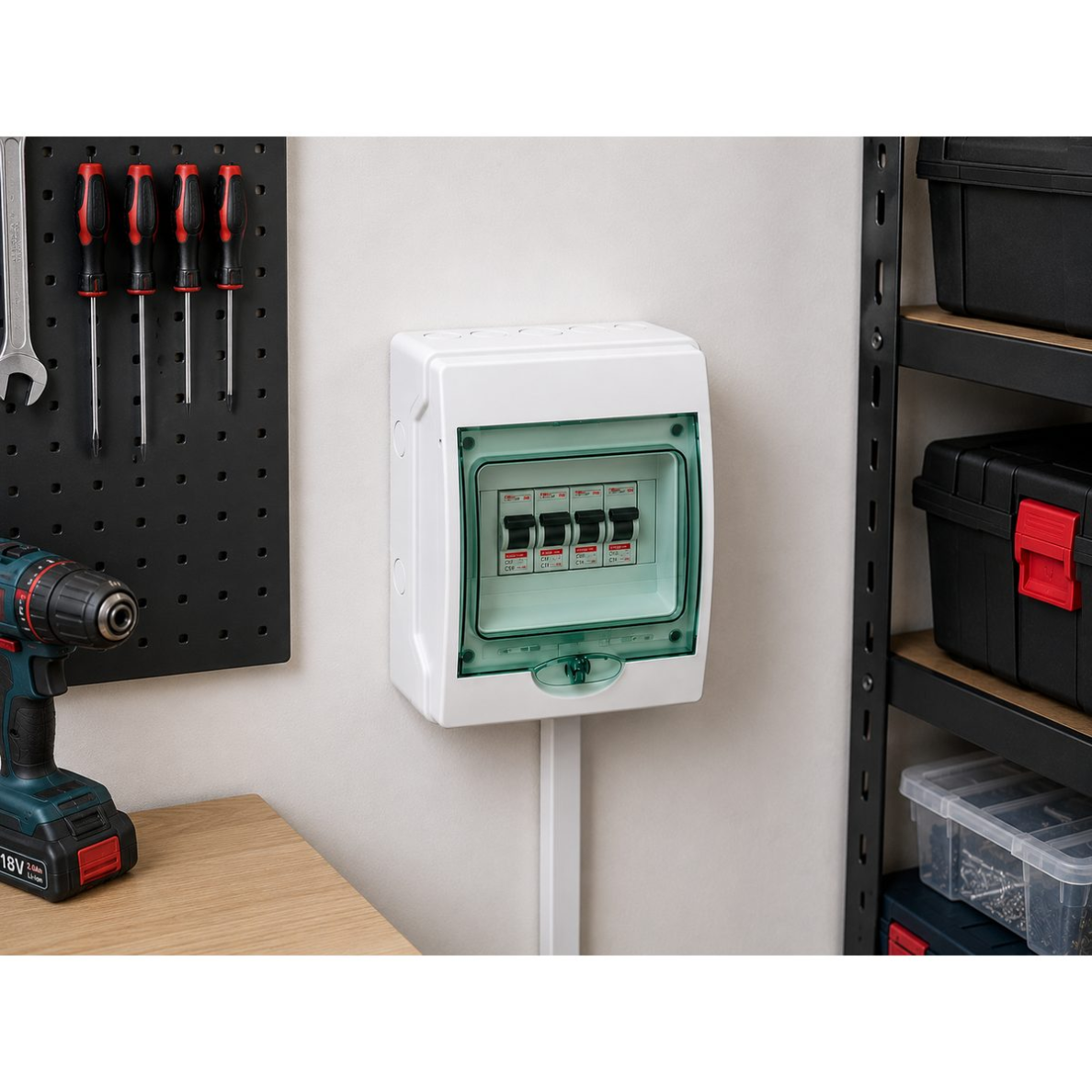 Rozdział energii elektrycznej | rozdzielnica modułowa | skrzynka | rozdzielnia | 4 moduły | 200x123x112mm | przezroczyste drzwiczki | hermetyczna | natynkowa | plastikowa | IP65 | Schneider Electric | Kaedra | 13976 | 3303430139768 2 Rozdział energii elektrycznej | rozdzielnica modułowa | skrzynka | rozdzielnia | 4 moduły | 200x123x112mm | przezroczyste drzwiczki | hermetyczna | natynkowa | plastikowa | IP65 | Schneider Electric | Kaedra | 13976 | 3303430139768 2