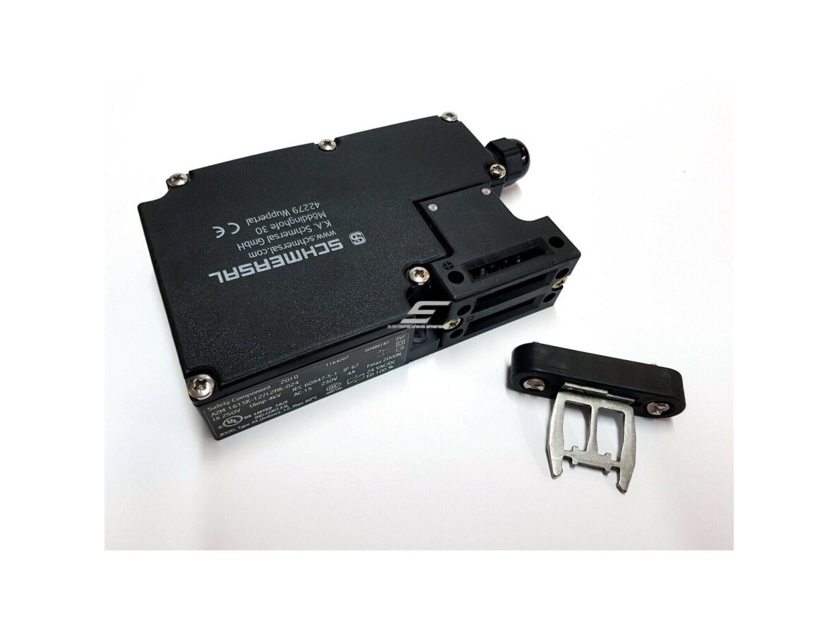 Pramoninė elektromagnetinė durų spyna | apsaugos sistema | 24VDC | 2,5A | M16x4 | 130x90x30mm | IP67 | SCHMERSAL | AZM 161SK-12/12RKA-024 Pramoninė elektromagnetinė durų spyna | apsaugos sistema | 24VDC | 2,5A | M16x4 | 130x90x30mm | IP67 | SCHMERSAL | AZM 161SK-12/12RKA-024