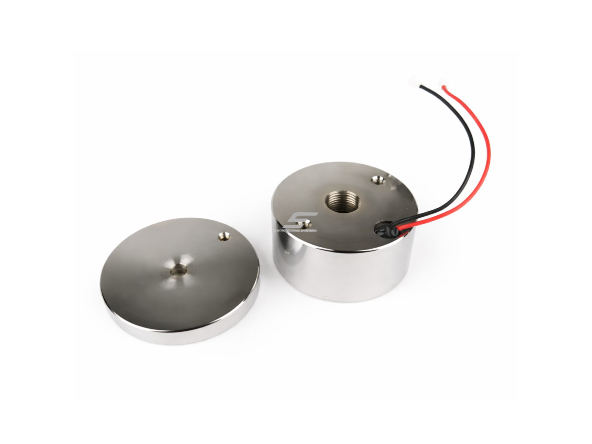 Elektromagnetinė durų spyna | 12V DC | 50 kg laikymo jėga | cilindrinė | keyless | prieigos kontrolės sistemoms 1