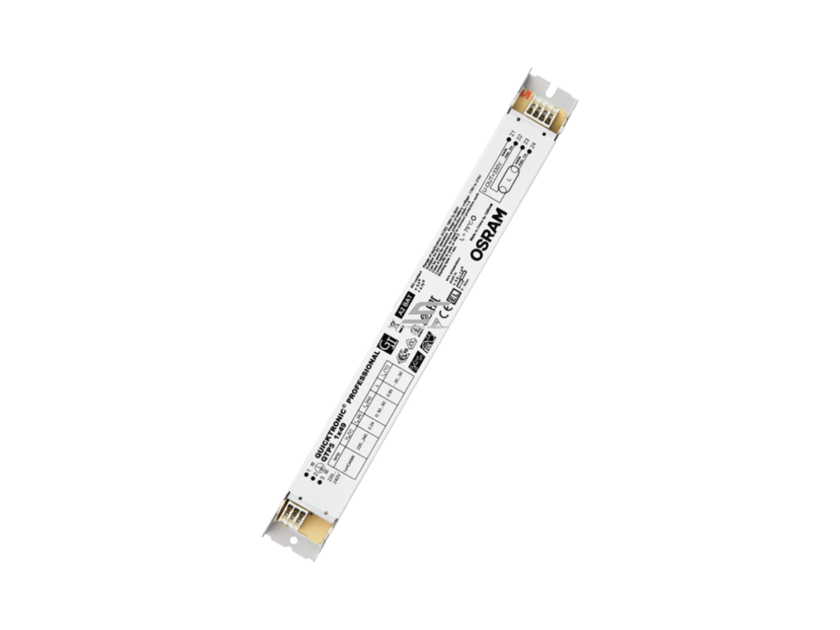 Elektroninis balastas T5 (16 mm) liuminescencinei lempai | 1×49 W | 220–240 V | OSRAM QUICKTRONIC PROFESSIONAL 5 QTP5 1x49 | 4008321329370 Elektroninis balastas T5 (16 mm) liuminescencinei lempai | 1×49 W | 220–240 V | OSRAM QUICKTRONIC PROFESSIONAL 5 QTP5 1x49 | 4008321329370