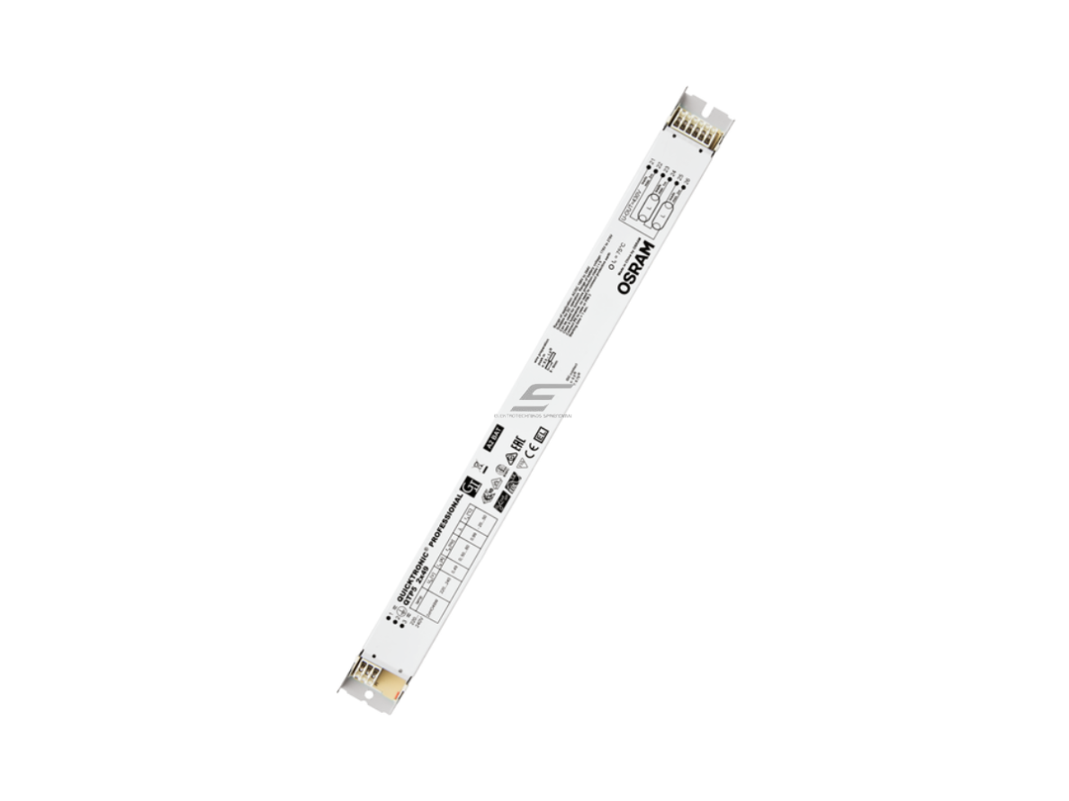 Elektroninis balastas T5 HO (16 mm) liuminescencinėms lempoms | 2×49 W | 220–240 V | OSRAM QUICKTRONIC PROFESSIONAL 5 QTP5 2x49 | 4008321329431 Elektroninis balastas T5 HO (16 mm) liuminescencinėms lempoms | 2×49 W | 220–240 V | OSRAM QUICKTRONIC PROFESSIONAL 5 QTP5 2x49 | 4008321329431