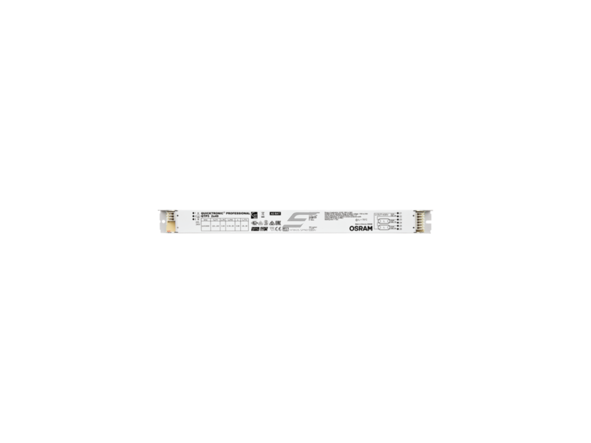 Elektroninis balastas T5 HO (16 mm) liuminescencinėms lempoms | 2×49 W | 220–240 V | OSRAM QUICKTRONIC PROFESSIONAL 5 QTP5 2x49 | 4008321329431 1 Elektroninis balastas T5 HO (16 mm) liuminescencinėms lempoms | 2×49 W | 220–240 V | OSRAM QUICKTRONIC PROFESSIONAL 5 QTP5 2x49 | 4008321329431 1