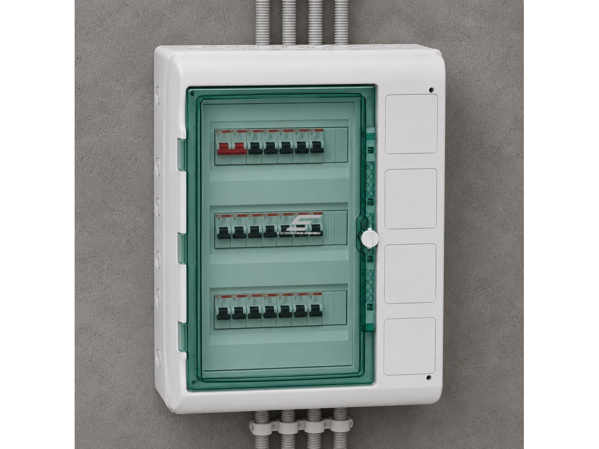 Elektros paskirstymo | modulinis skydelis | dėžė | skydas | 36 modulių | 448x610x160mm | skaidrios durelės | su 4 vietomis lizdams | hermetinis | virštinkinis | plastikinis | IP65 | Schneider Electric | Kaedra | 13992 2 Elektros paskirstymo | modulinis skydelis | dėžė | skydas | 36 modulių | 448x610x160mm | skaidrios durelės | su 4 vietomis lizdams | hermetinis | virštinkinis | plastikinis | IP65 | Schneider Electric | Kaedra | 13992 2